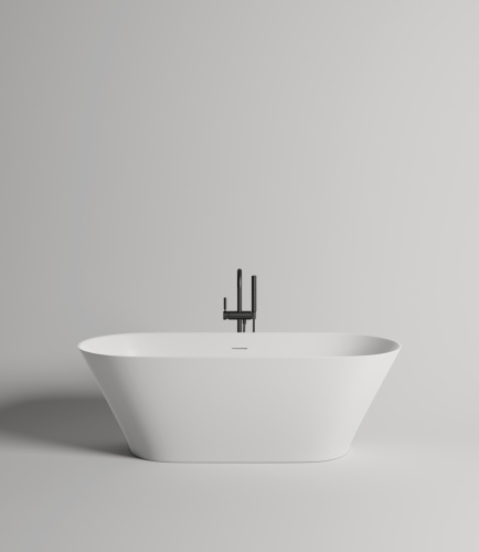 Ванна из литьевго мрамора Salini MONA 102911G 180х80 отдельностоящая овальная - фото 2